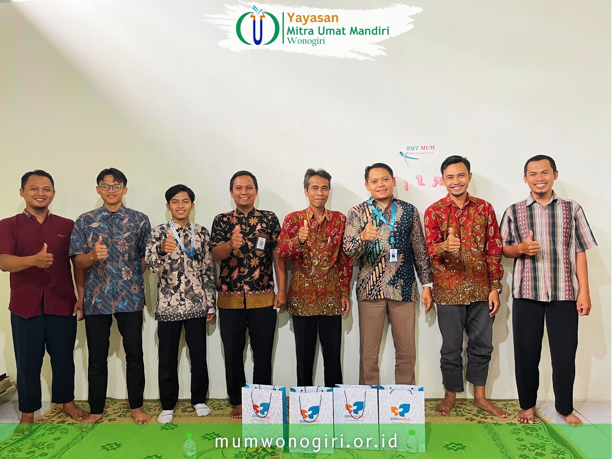 Solopeduli & IKOSINDO Wonogiri Kunjungi Kantor Yayasan MUM Wonogiri