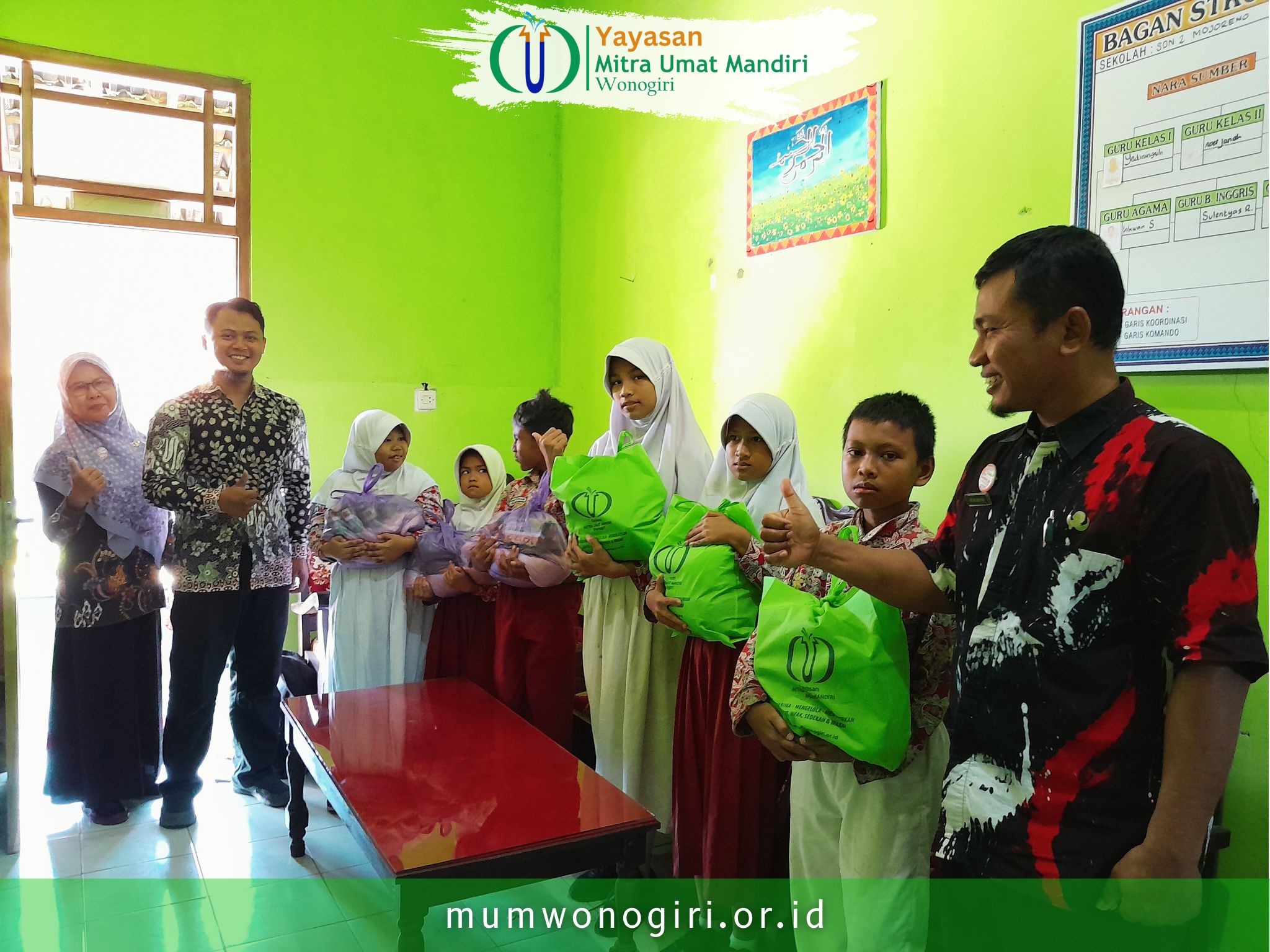 Yayasan MUM Wonogiri Santuni Anak Yatim & Dhuafa di Sidoharjo
